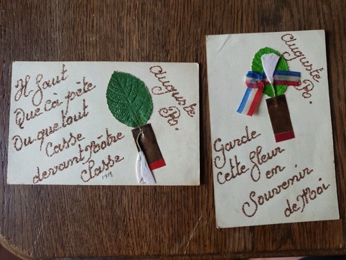 Lot cpa artisanales poilu - 2,