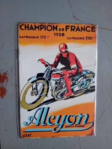 Plaque métal décorative - métal,
