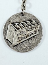 KEYCHAIN - BALBIANO CHIPBOARDS - Bricks, Construction - NICE - Vintage 1960s