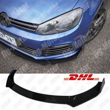 Spoiler Lèvre Lame Noir Jupe Pare-Choc Avant Pour  Golf MK6 GTI 2010-2013