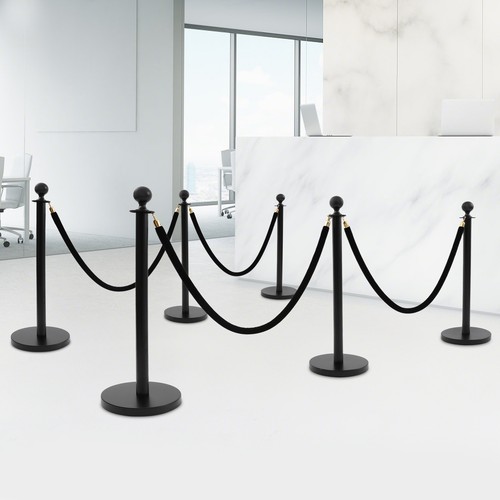 Black metal stanchion - stanchion, posts