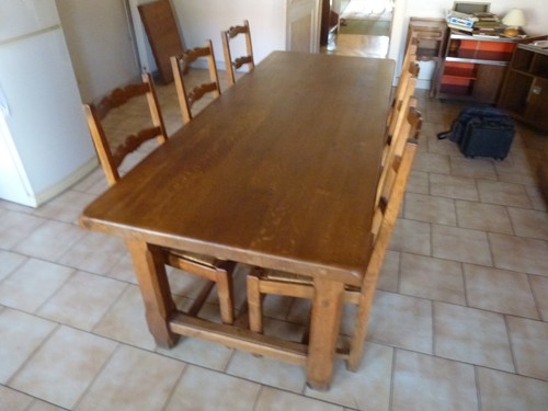 Table ferme rustique 6 - de, et