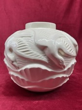 CHARLES CATTEAU VASE CRAQUELE 1125 ART DECO BOCH FRERES LA LOUVIERE KERAMIS 1930