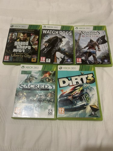 Lot jeux xbox 360 - xbox, iv