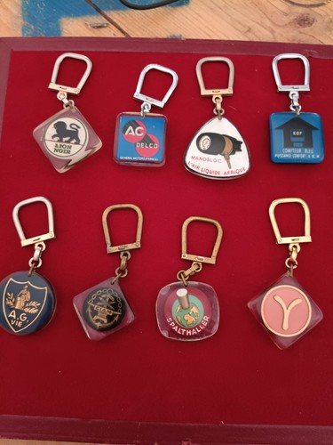 Lot porte clefs bourbon - de, 8