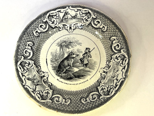 Assiette creil montereau - assiette, en