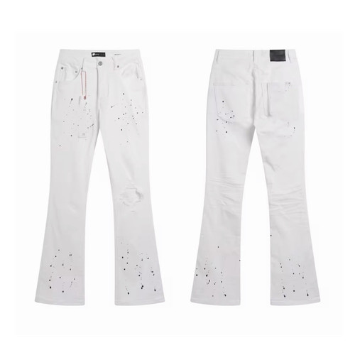Dsquared2 white flared cotton - dsquared2,