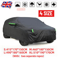 Waterproof 6 Layer Car Cover Heavy Duty Cotton Lined UV Protection - S M XL XXL