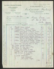 LE MANS (72) CULTURES / FORAGE VEGETABLE SEEDS ""LOISEAU Breres"" in 1938