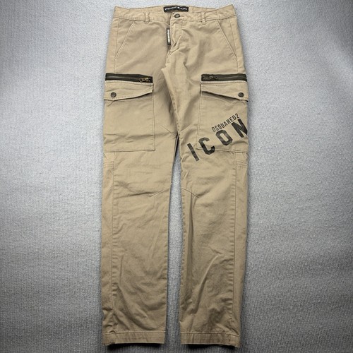 Dsquared2 men khaki - khaki, cotton