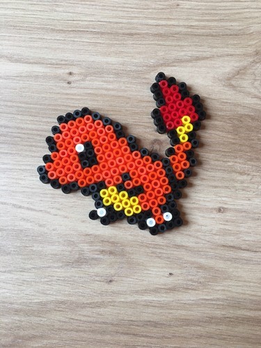 Pixel art salamèche - pixel,