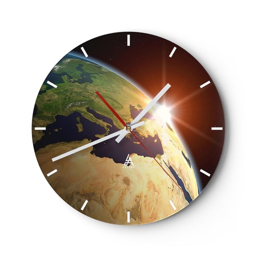 Horloge murale verre - en,
