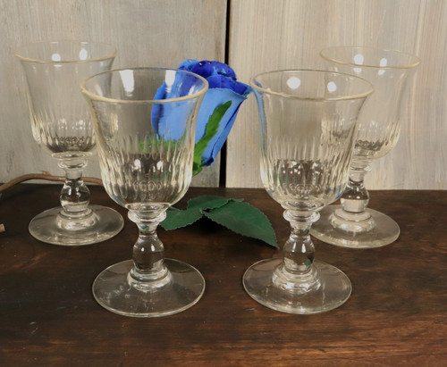 Verres anciens vin en - 4,