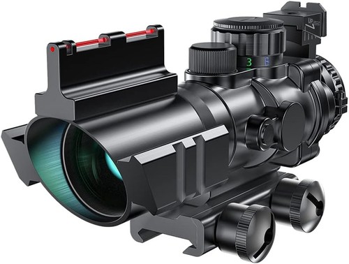 Riflescope with red green and - riflescope,