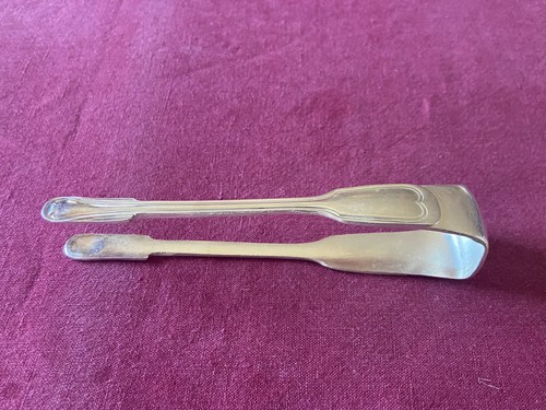 Pince sucre métal argenté - À,
