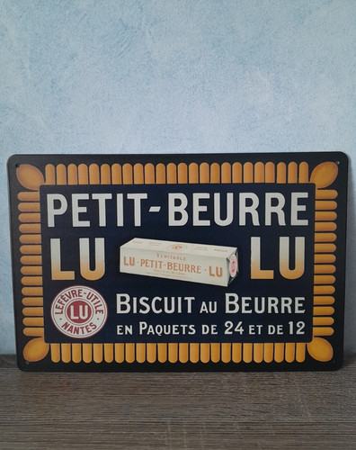 Plaques métal style vintage