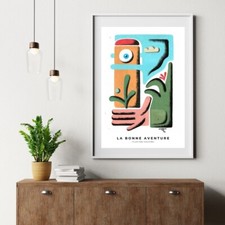 Contemporary Art Poster Reproduction Painting Original Drawing