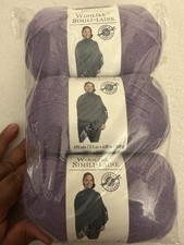 3 Skeins Loop And Threads Simili Woolike-Laine Lavender 678 Yards/3.5 Oz