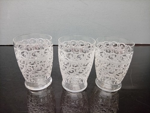 Verres cristal de - ,