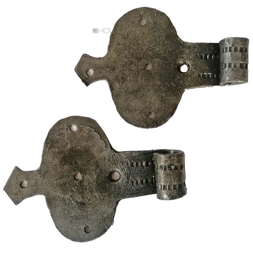 Charnières porte forgées - charnières,