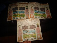 Ancien découpi Poupée et