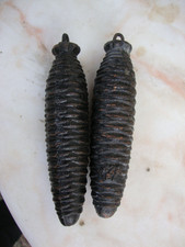 lot de 2 poids pomme de pin