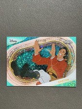 2025 Topps Chrome Disney GASTON Mini Diamond Aqua Refractor!