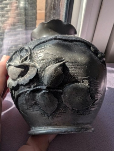 Vase boule ancien étain art - boule, d'art