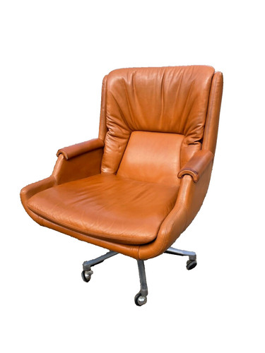Fauteuil vintage skaï - vintage,