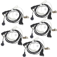 5x 2 Broche Écouteur Mains Libres Casque Compatible Avec Kenwood TK Séries