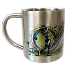 Tasse inox double paroi golf
