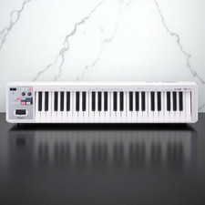 Roland A-49 USB MIDI Keyboard Synthesizer Tested w/ Cable Portable White Used JP
