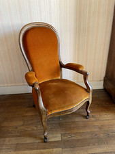 Fauteuil de réflexion / Voltaire en bon état . Du 19ème siècle