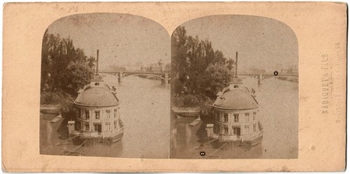 Paris 1860 photo stéréo - paris,