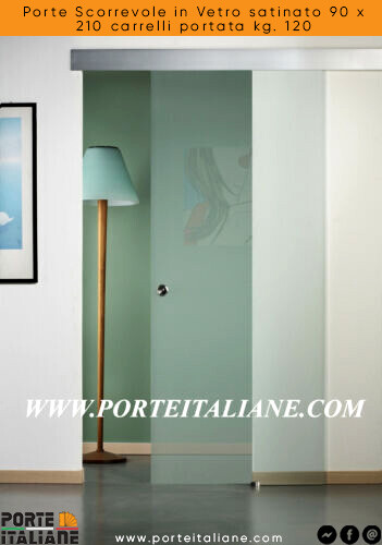 Porte coulissante verre - coulissante, en