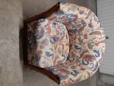 Fauteuil cabriolet tissu à