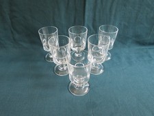 6 verres à vin cristal