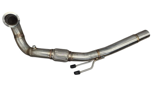Downpipe inox 70mm - inox, golf