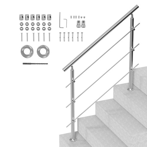 Rampe escalier vevor 120 - 120, cm