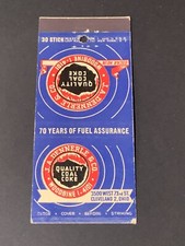 Vintage Ohio Matchbook “J.A. DENNERLE & CO - OSCAR HEIN - Coal” Lion Match Co