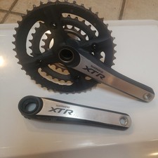 Shimano XTR M970 Crankset, 175 mm  22/32/44T   9speed...low miles