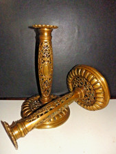 RARES 2 BOUGEOIRS ANCIENS EN