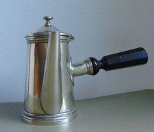 Chocolatière  (petite ) égoïste ancienne métal argenté