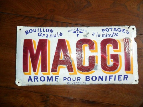 Plaque emaillee ancienne - plaque,