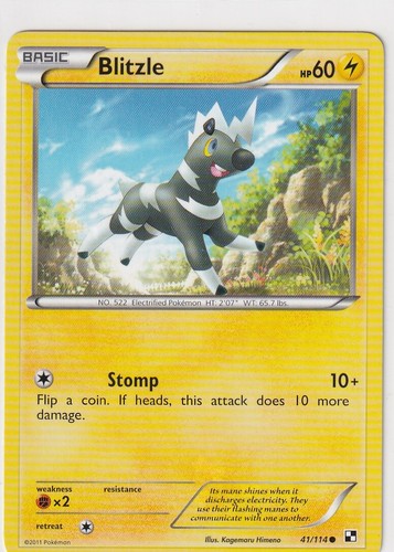 Carte pokémon 41 - carte, 41/114