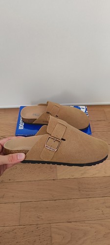 Birkenstock boston marron - birkenstock, brun