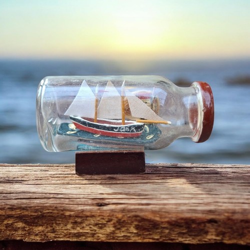 Mini bateau bouteille - bateau, en