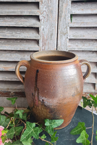 Ancien pot cruche faisselle - cruche,