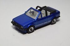 B8 1:64 3 INCH MATCHBOX LESNEY SUPERFAST FORD ESCORT CABRIOLET XR3i BLUE EXC.