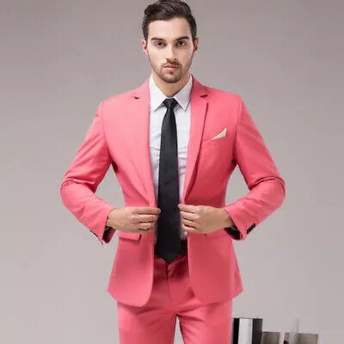 Ensemble homme rose élégant - homme,